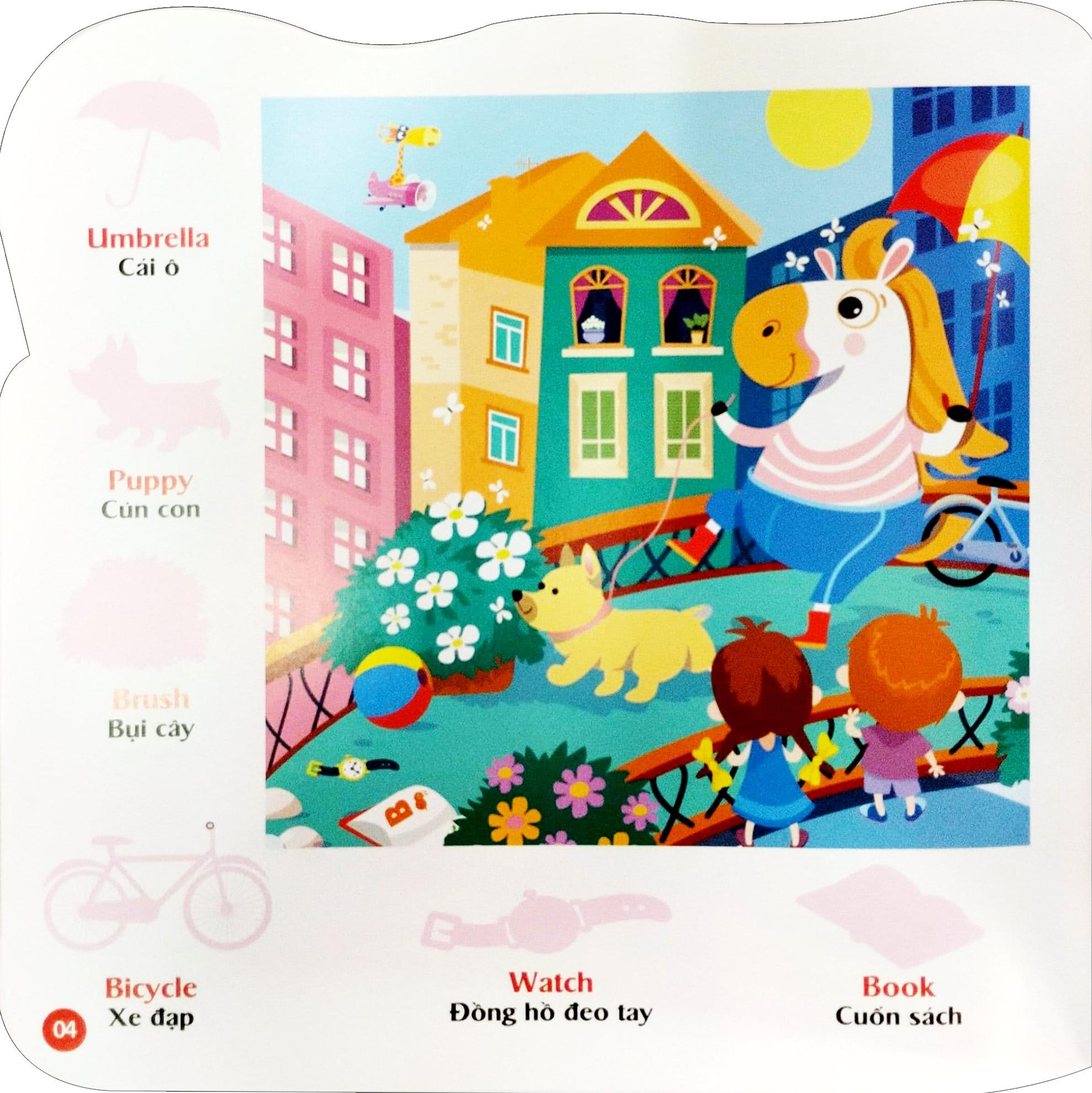 Sticker - Bóc Dán Hình Thông Minh - Song Ngữ Anh-Việt - Tập 4