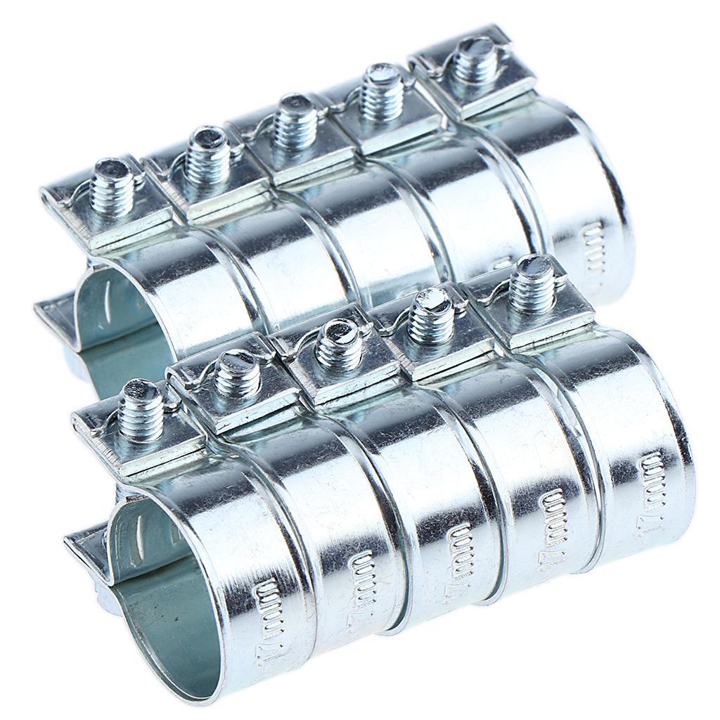 2x 10Pcs Mini Fuel Injection Style Hose Clamp Adjustable Hose Clip Assortment