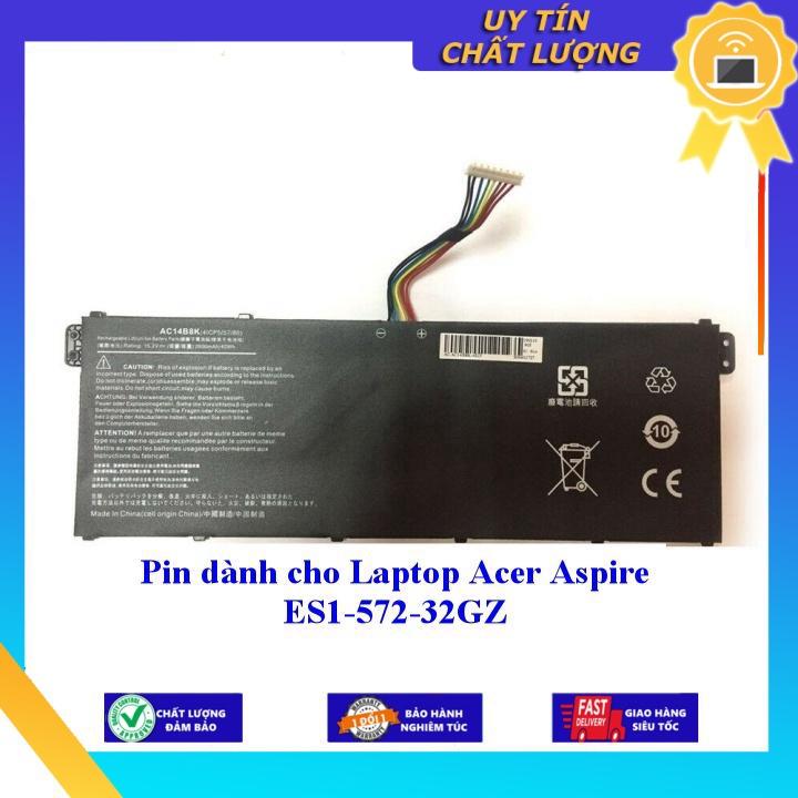 Hình ảnh Pin dùng cho Laptop Acer Aspire ES1-572 32GZ ES1-572-32GZ - Hàng Nhập Khẩu New Seal