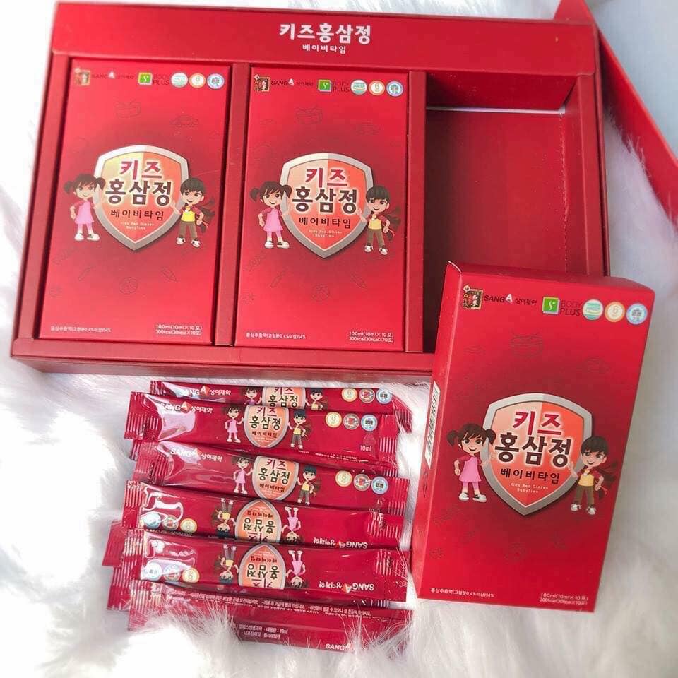 NƯỚC HỒNG SÂM TRẺ EM HÀN QUỐC-10CHAIX30ML