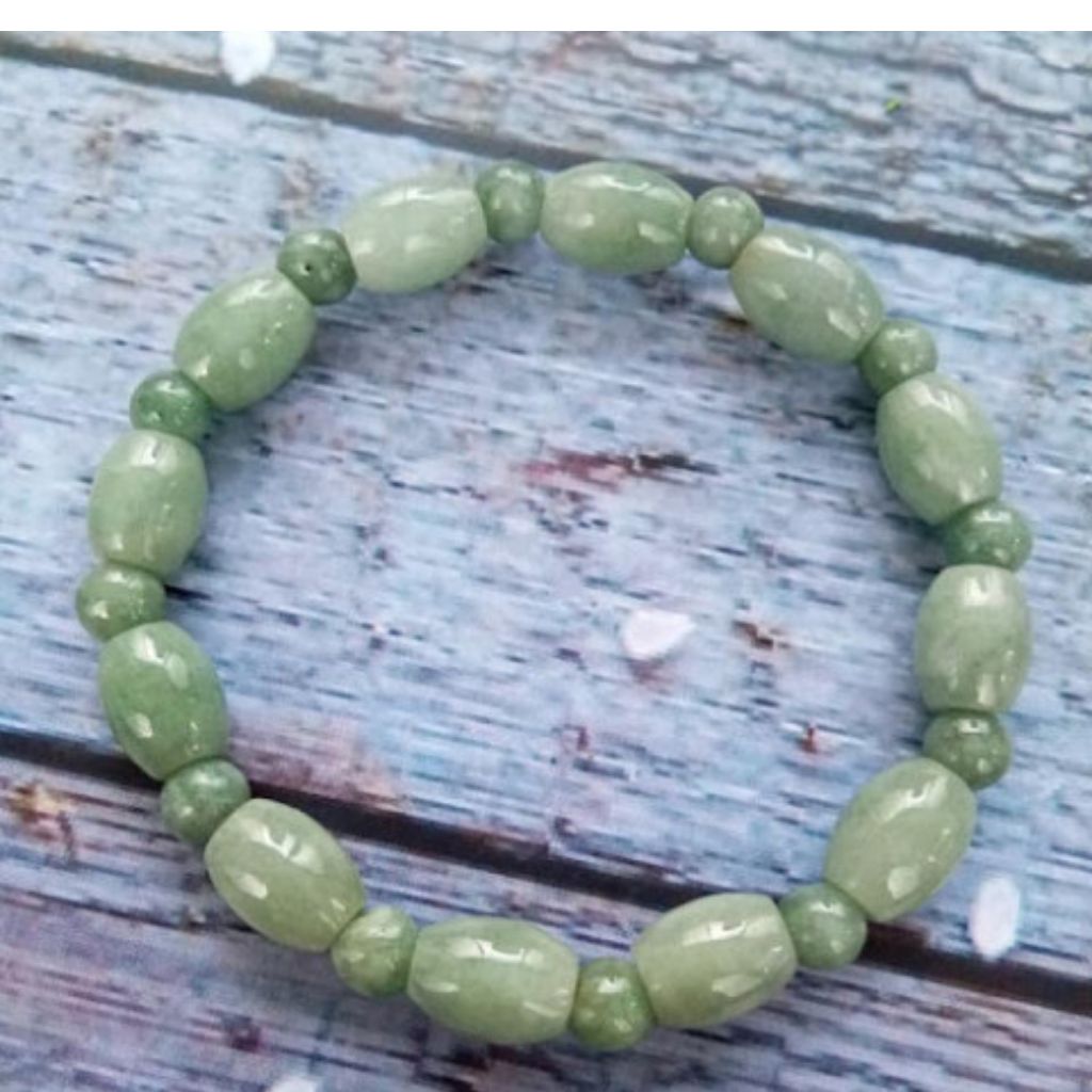 Vòng tay đá Cẩm Thạch khúc mix kiểu - Size hạt: 8 mm - Hợp mệnh Thủy