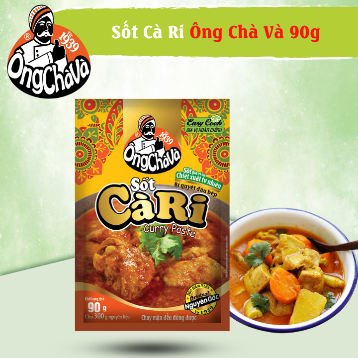 Lốc 15 Gói Sốt Cà Ri Ông Chà Và 90g