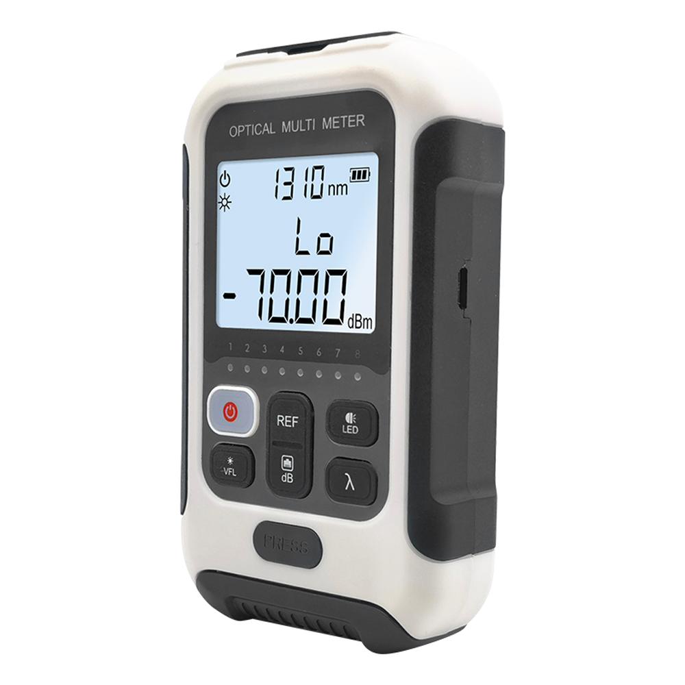 Portable Lightweight 3 in 1 Optical Power Meter High Accurancy Network Tester Digital Display Optical Fiber Tester with LED Light