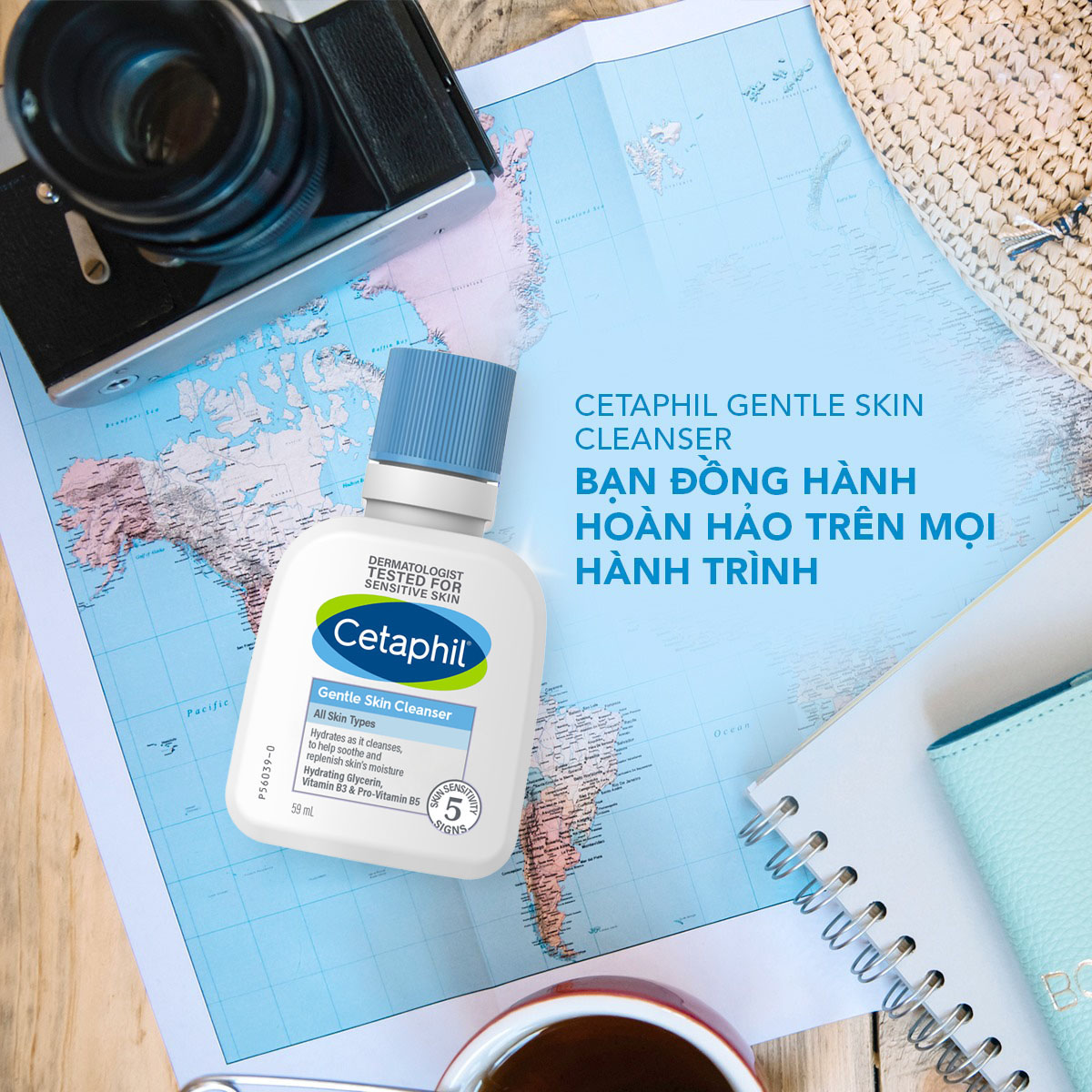 Sữa Rửa Mặt Cetaphil Gentle Skin Cleanser 59ml