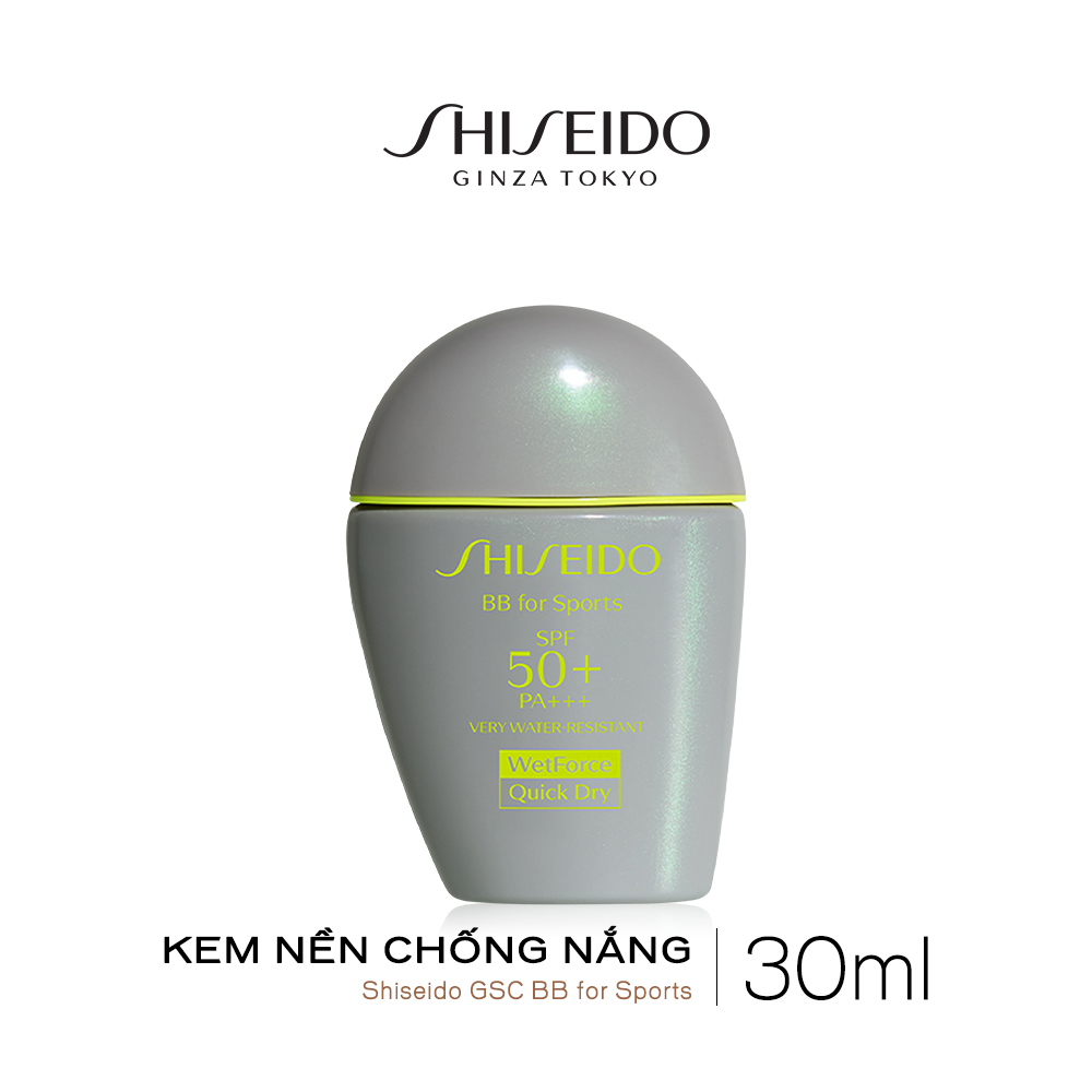 Kem nền chống nắng Shiseido Sport BB 30ml SPF 50, PA+++, Light