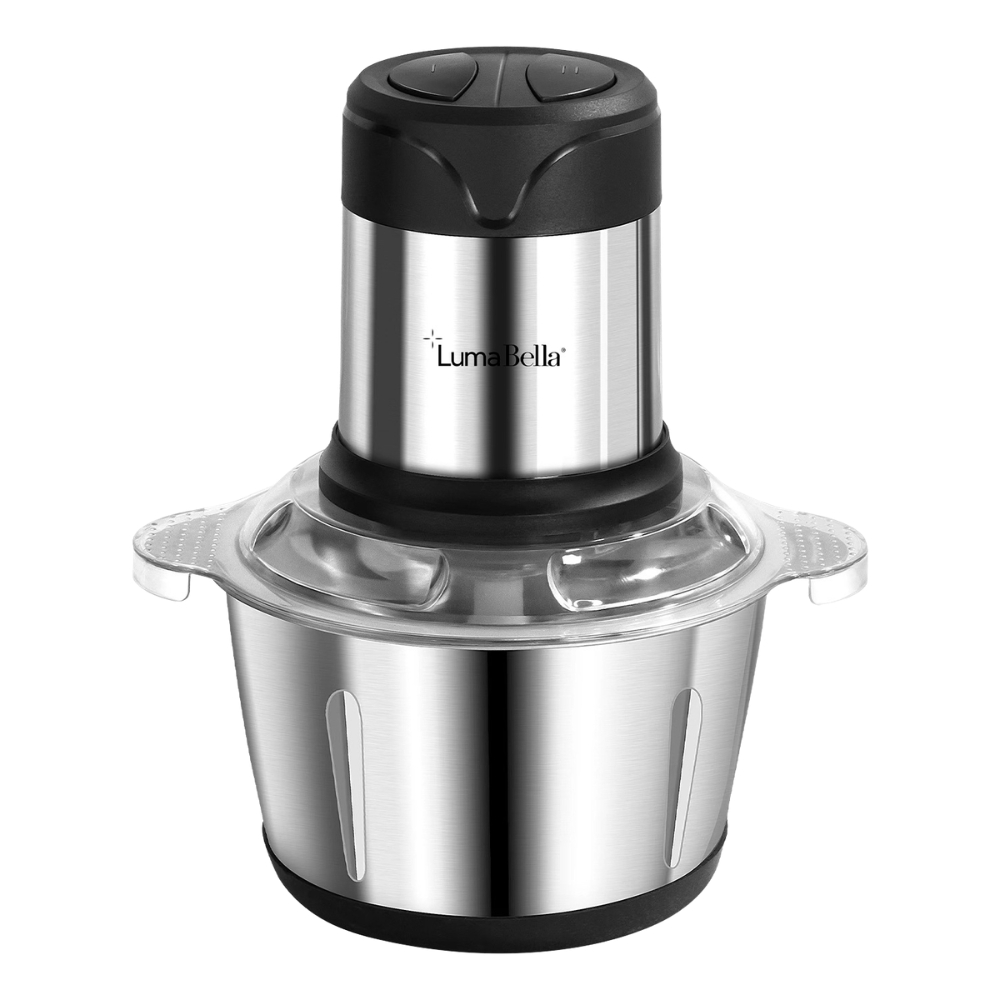 Máy xay thịt đa năng cối INOX304 Lumabella B-5002 công suất cao 500W, dung tích 2L, 4 lưỡi đa năng xay nhuyễn thịt cá nhanh chóng - DELIYA - HÀNG CHÍNH HÃNG