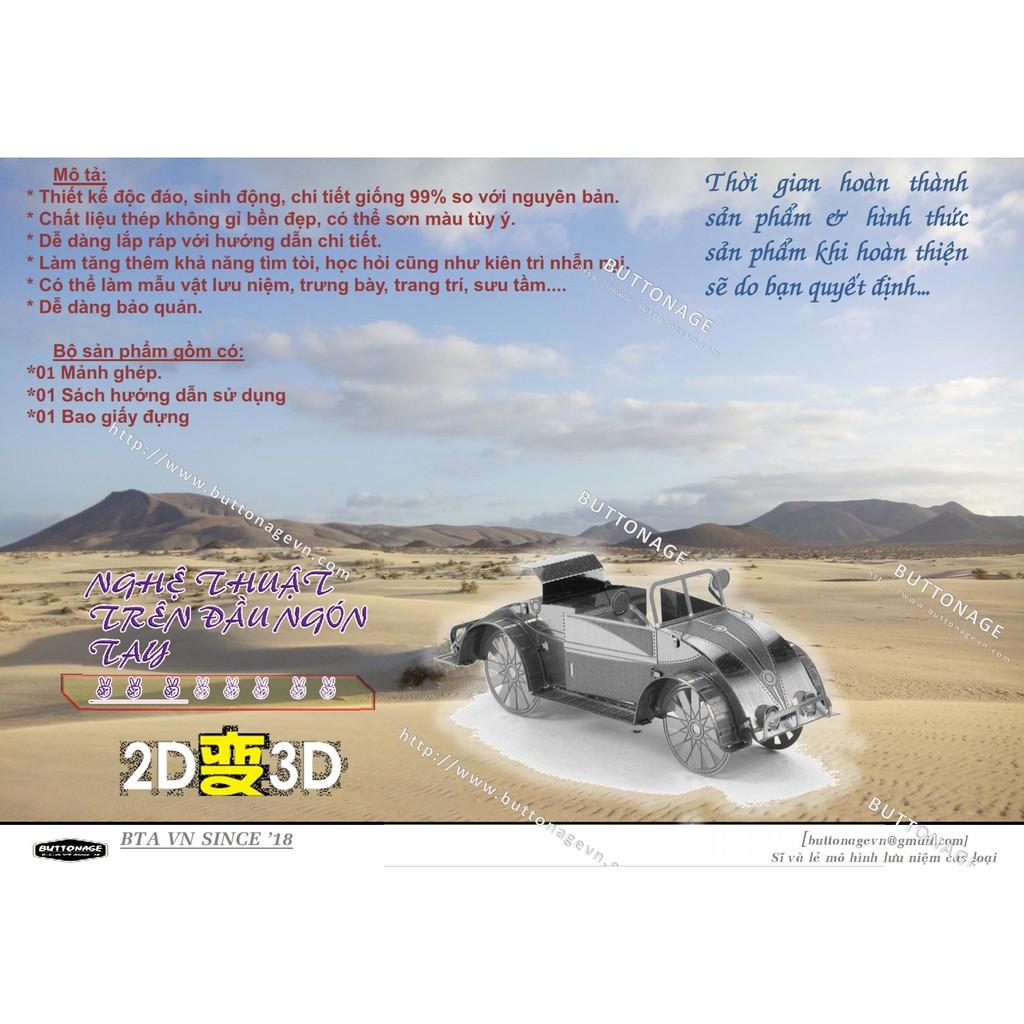 Mô Hình Lắp Ráp 3d Xe Địa Hình Chạy Cát Beach Buggy