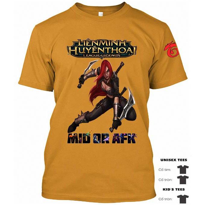 Áo Thun KATARINA, Áo Thun Liên Minh KATARINA Cực Đẹp - Áo Thun LMHT - LOL Tshirt