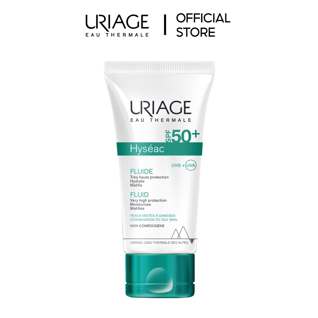 Sữa chống nắng cho da dầu, mụn URIAGE HYSÉAC SPF50+ UVB+UVA FLUIDE 50ml