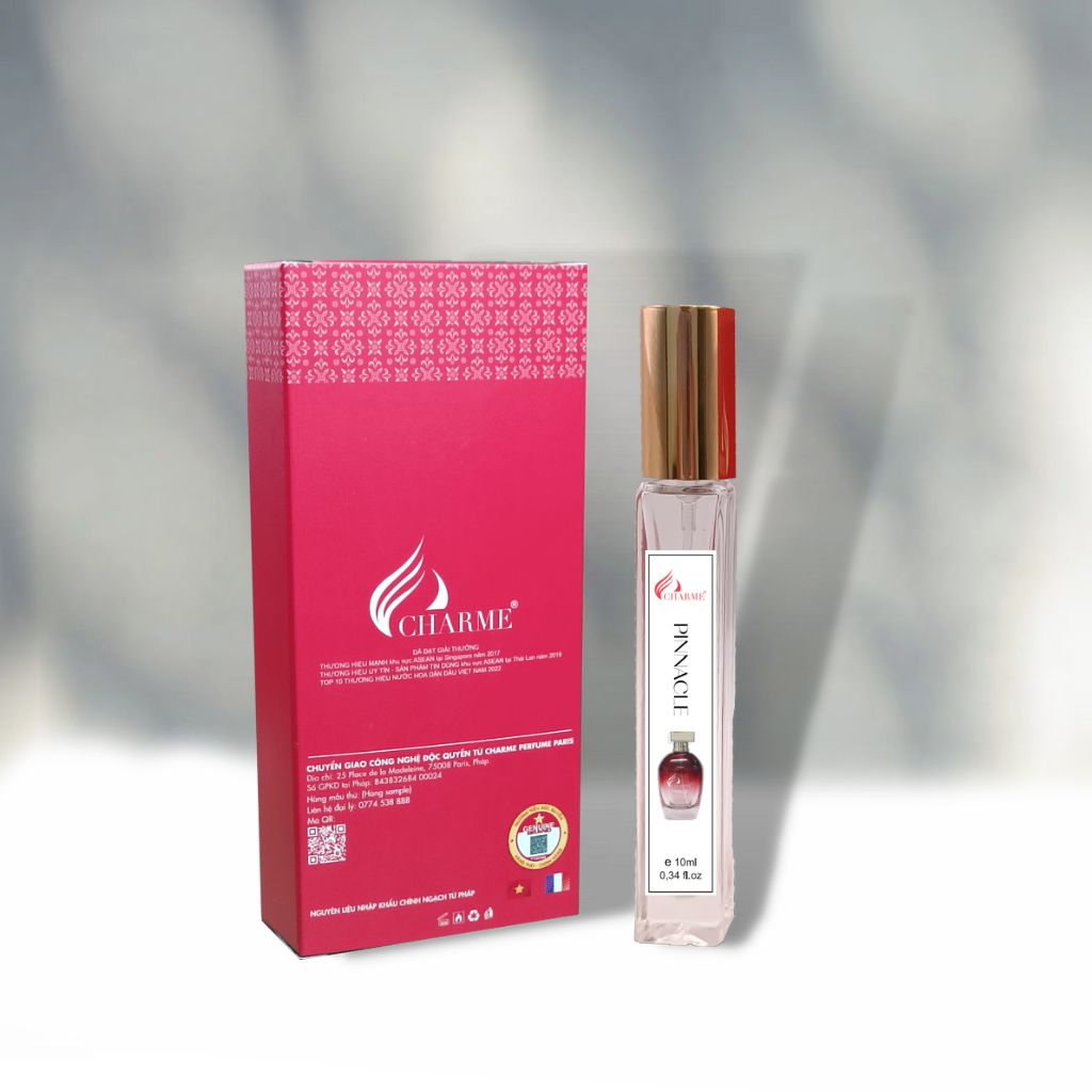 Nước Hoa Nữ Charme Pinnacle Gợi Cảm Và Sang Chảnh Dành Cho Các Nàng Cá Tính Chai Test Mini 10ml