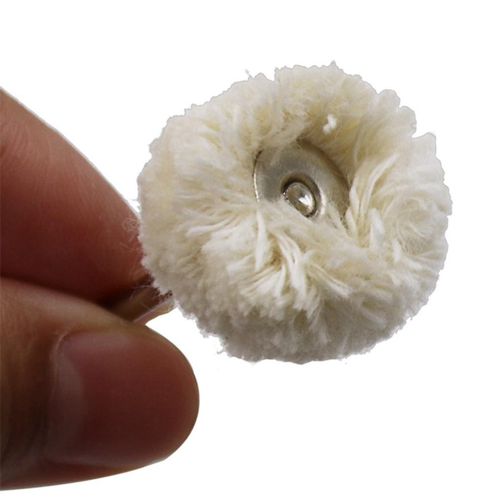 Bộ 10 đầu len đánh bóng chân 3ly  sản phẩm dùng cho máy khoan mài khắc mini