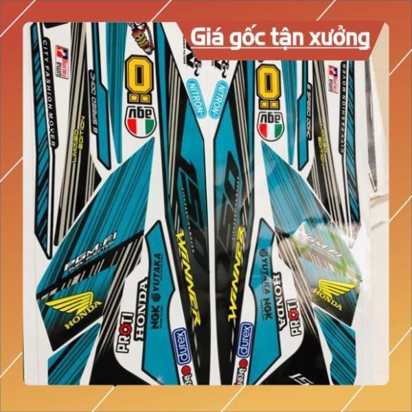 Tem rời Winner Sọc xanh đen 3 lớp ko bay màu