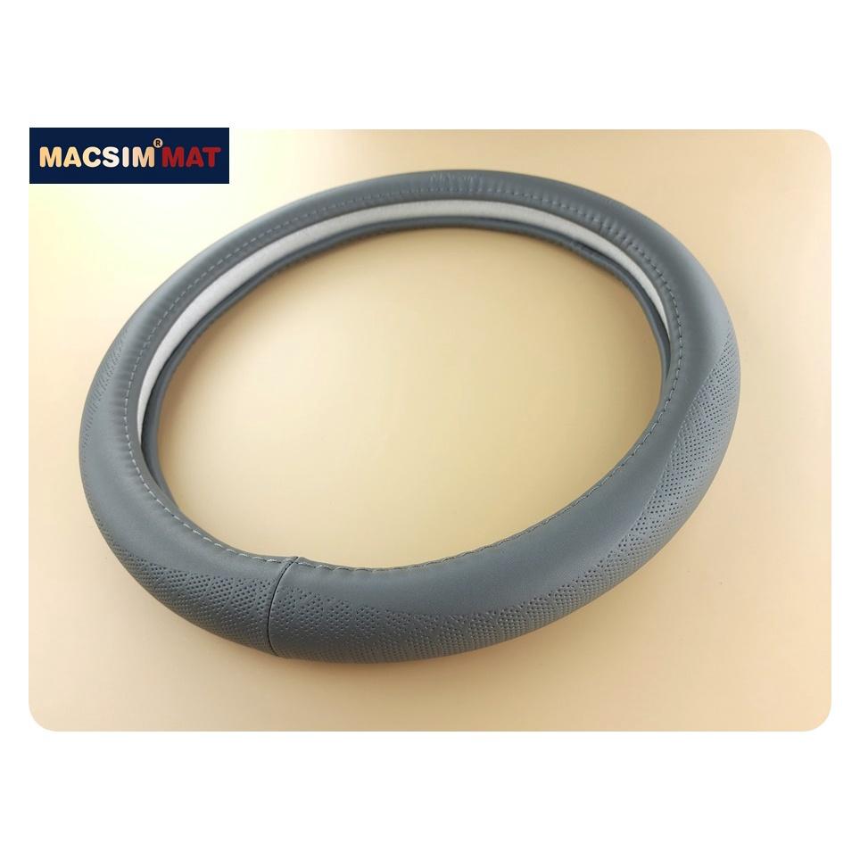 Bọc vô lăng cao cấp Macsim L202 chất liệu da thật - Khâu tay 100% size M