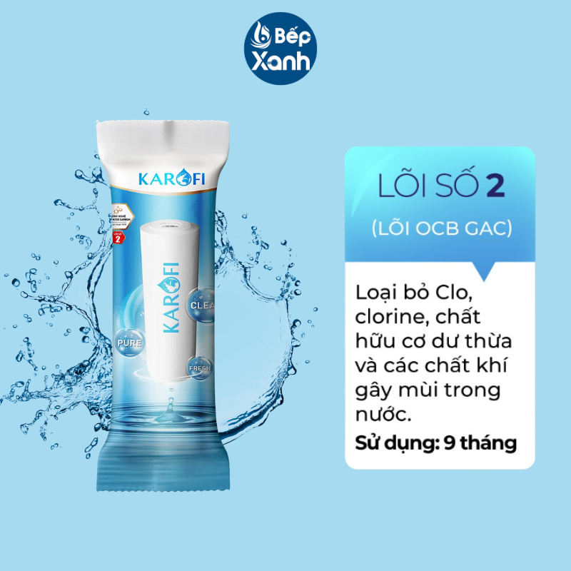 Combo 3 lõi lọc nước Karofi 1,2,3 chính hãng