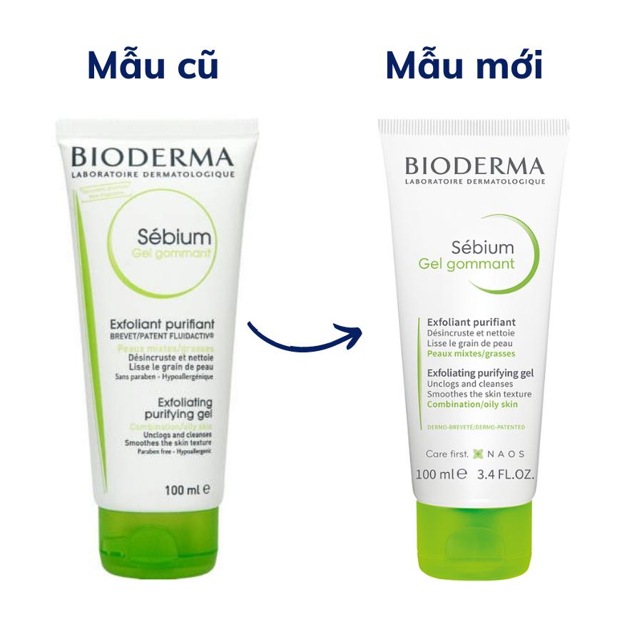 Gel Làm Sạch Và Loại Bỏ Tế Bào Chết Bioderma Sébium Gommant 100ml