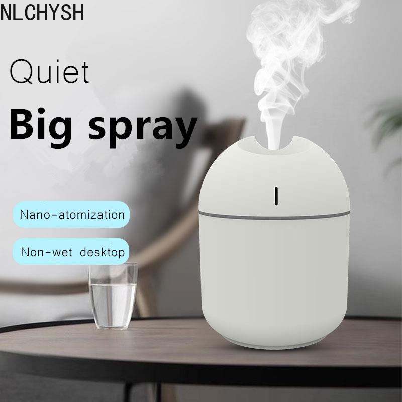 Máy Phun Sương Tạo Độ Ẩm Mini Siêu Âm Thanh Máy Tạo Độ Ẩm Không Khí Khuếch Tán Tinh Dầu Nhà Phòng Ngủ Văn Phòng Xông Phòng Xịt USB Đèn Ngủ Lọc