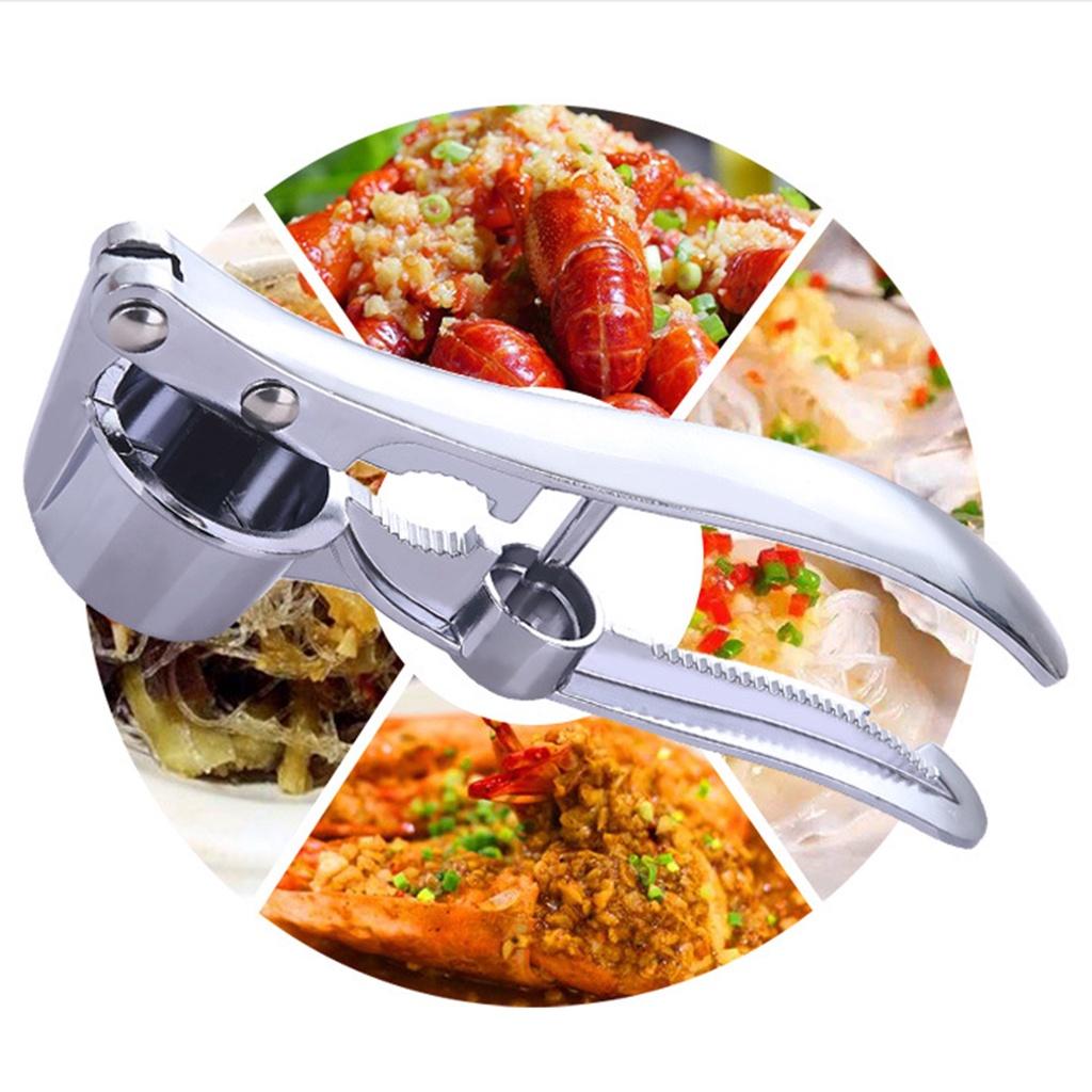 AA Multifunctional Garlic and Ginger Presser Stainless Steel Meat Grinder Portable Kitchen Cooking Tool