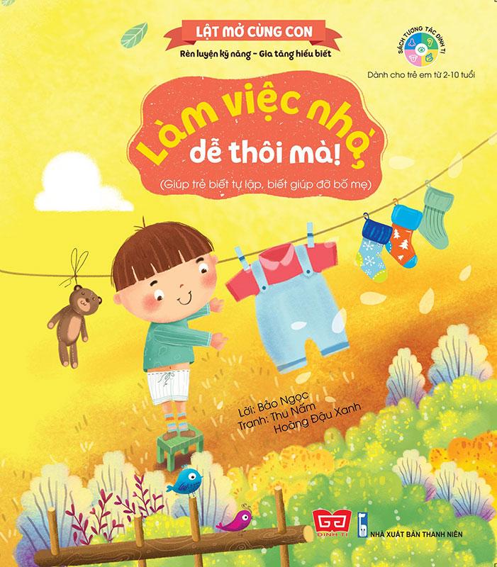 Sách Lật Mở Cùng Con - Làm Việc Nhà, Dễ Thôi Mà!