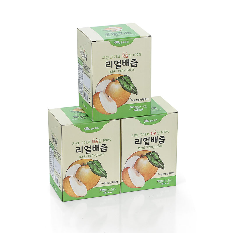 Thùng 30 Gói Nước Lê Hàn Quốc Nguyên Chất 100% - Chính Hãng SLOWFOOD