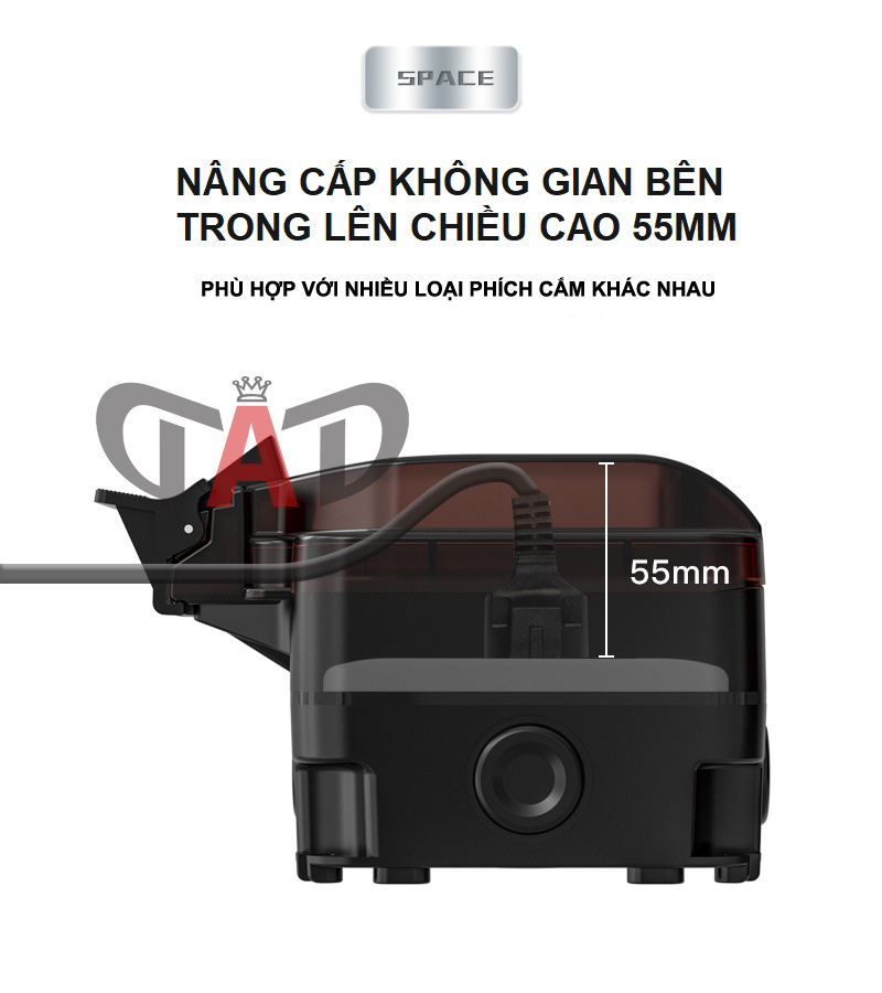 Bộ Ổ Cắm Đôi Đa Năng Có Công Tắc Chống Thấm Nước IP66