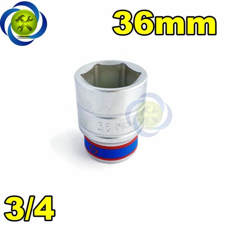 Tuýp trắng ngắn 36mm loại 3/4 Kingtony 633536M chiều cao 58mm