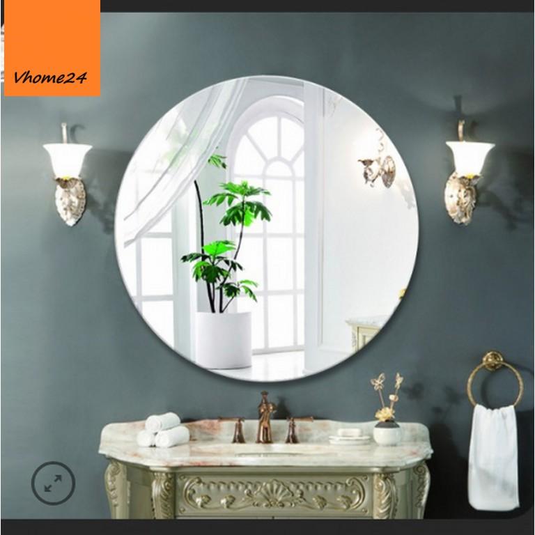 Gương tròn decor tràn viền
