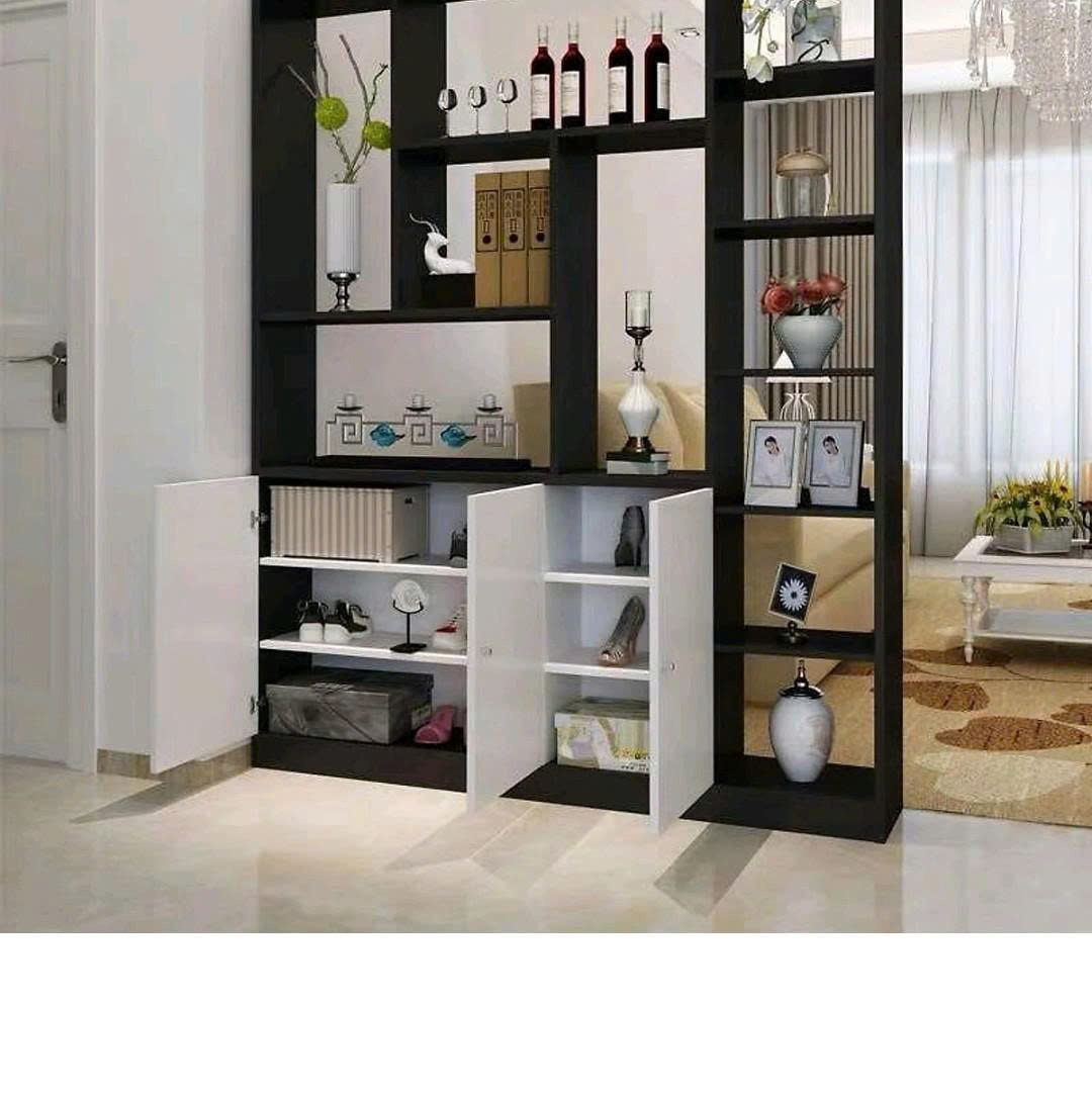 Tủ rượu tủ trưng bày kiêm vách ngăn 3 cửa