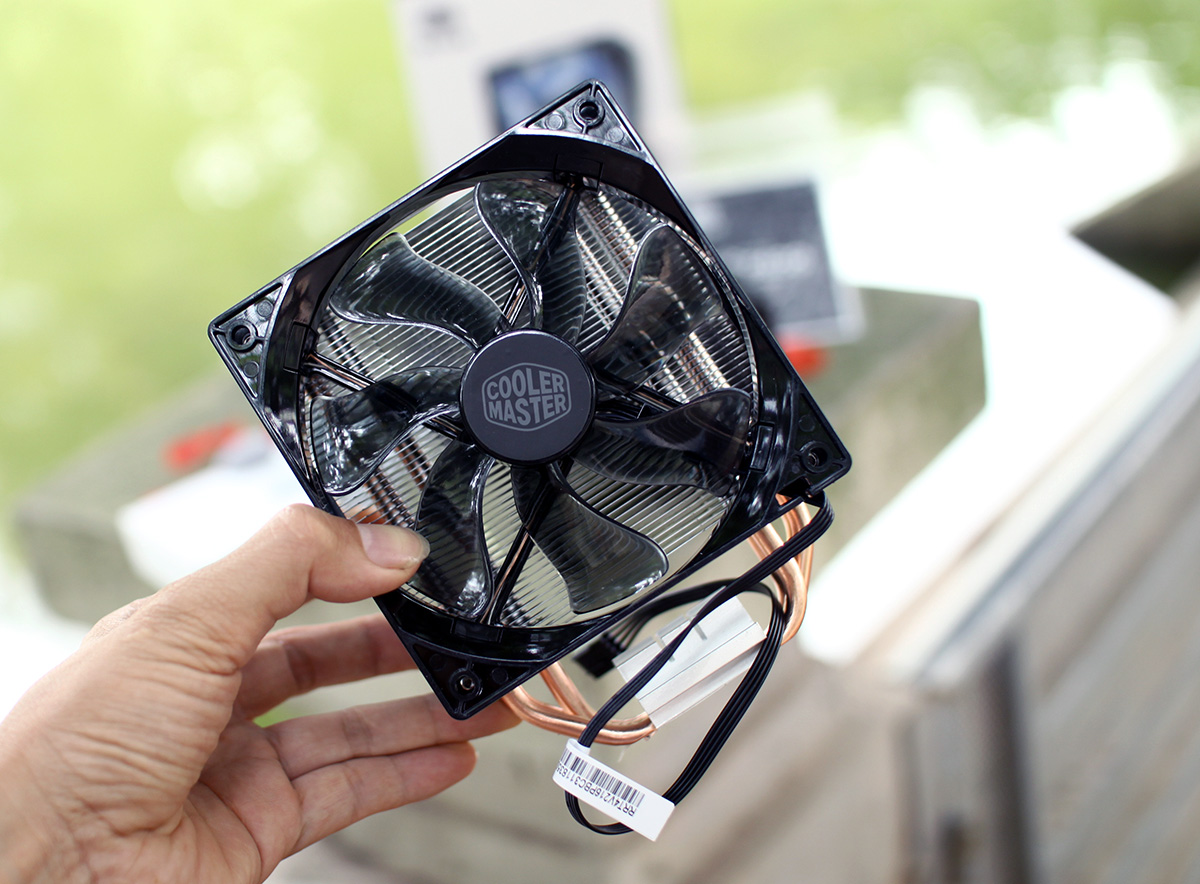 Bộ tản nhiệt khí Cooler Master T400i cỡ lớn dùng cho CPU intel, Fan 120mm có đèn Led, lõi đồng tương thích Socket 775, 115x, 1366, 2011, 2011-v3 - Tặng Kèm Móc Khóa 4Tech - Hàng Chính Hãng.