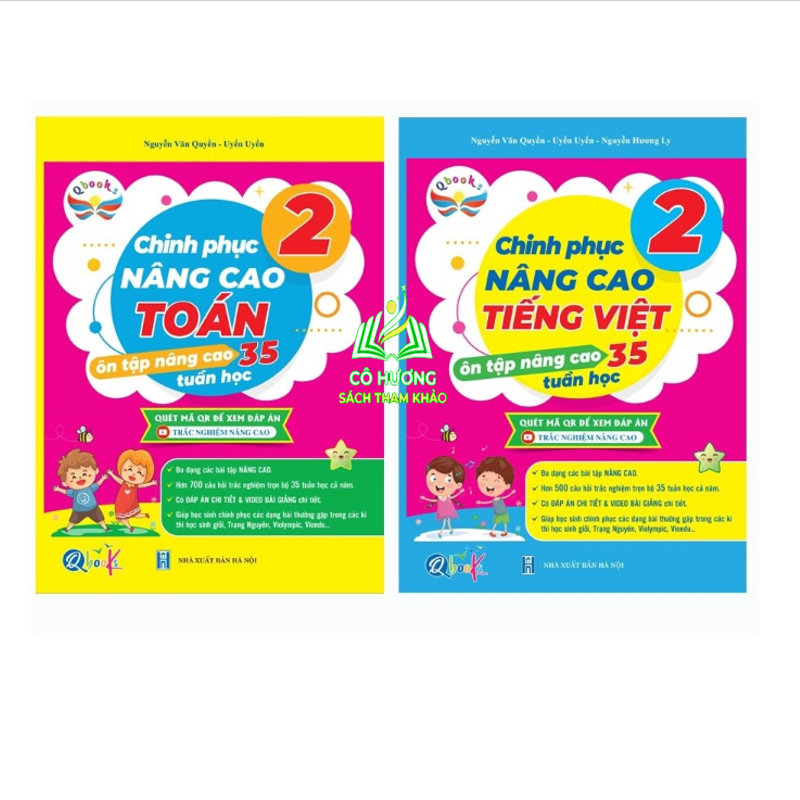 Sách - Combo Chinh Phục Nâng Cao Toán và Tiếng Việt 2 - Cánh diều - cả năm (2 quyển)