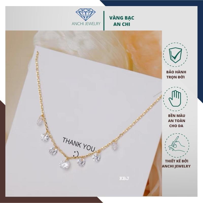 Dây chuyền bạc trẻ trung đeo cực nổi,An chi jewelry