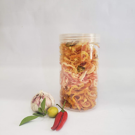Đặc Sản Nha Trang -Combo Mực Xé Sợi 3 Vị Xé Tắc, Xé Bơ Tỏi, Xé Hấp Nước Dừa ,Seavy Hộp 300gr