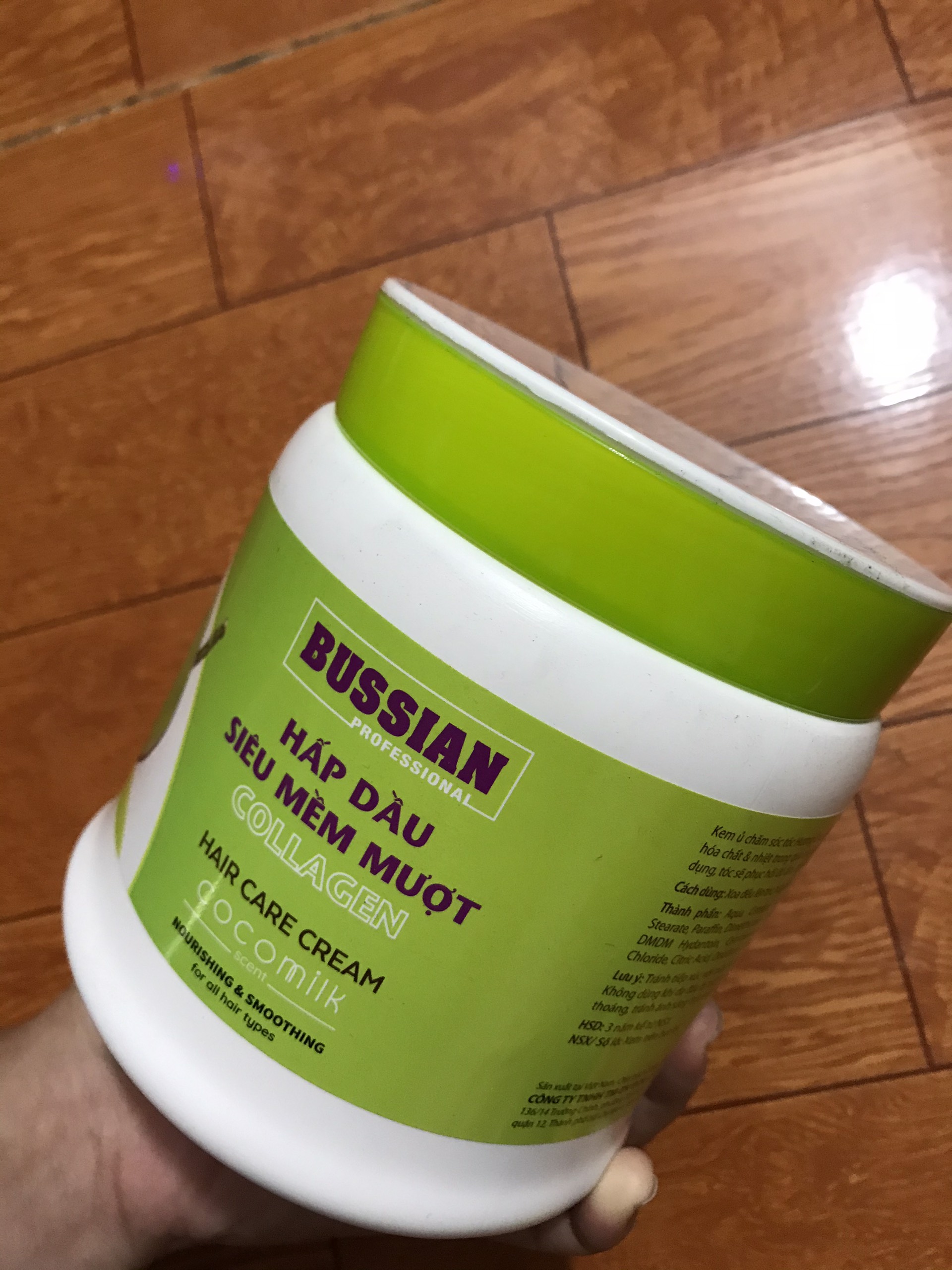 Hấp dầu Dừa Bussian siêu mềm mượt Collagen