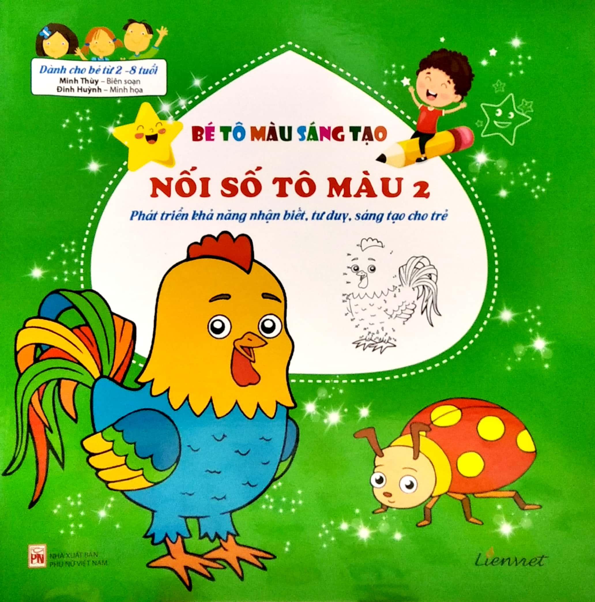 Bé Tô Màu Sáng Tạo - Nối Số Tô Màu 2