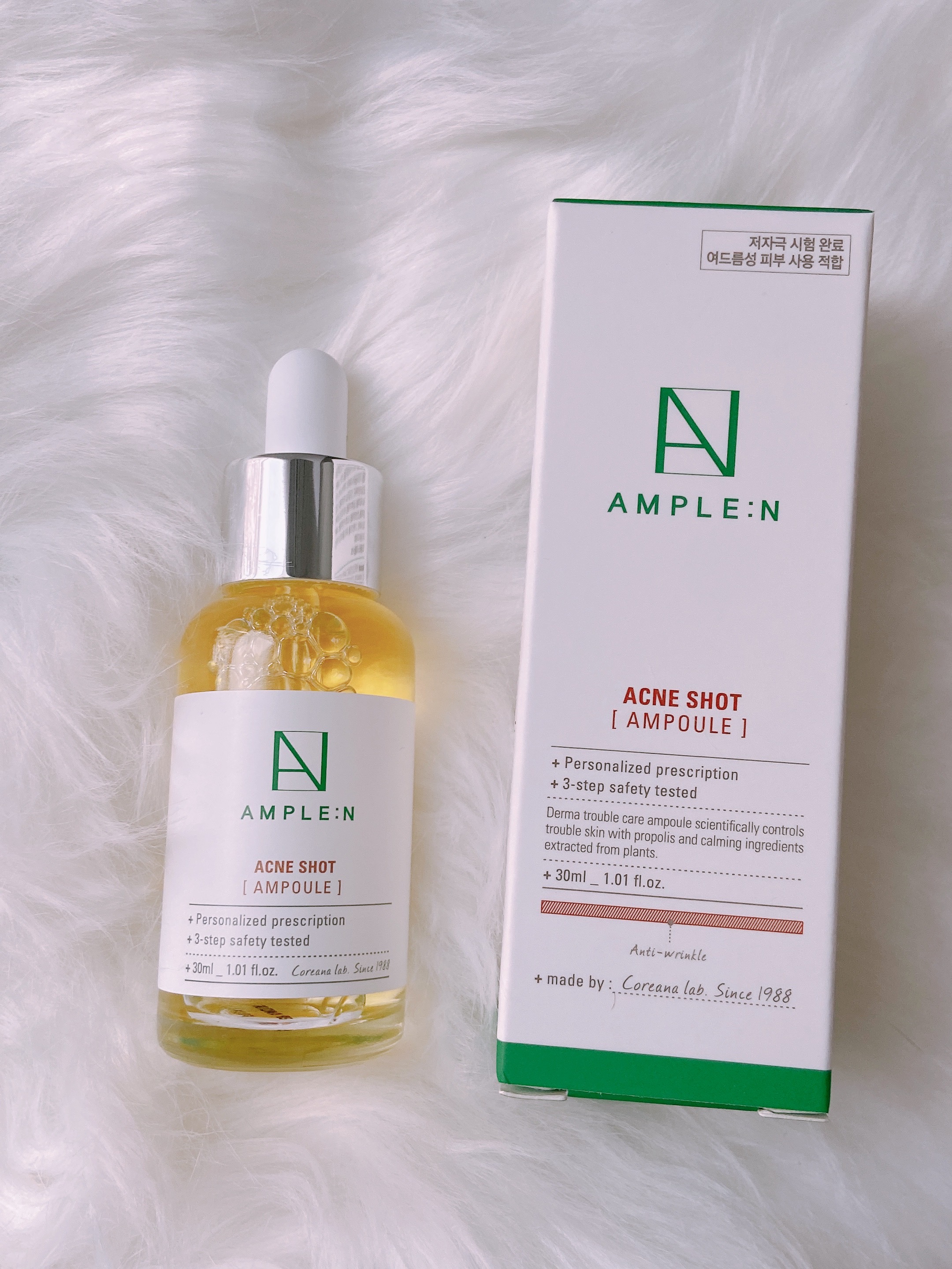 Tinh chất dưỡng da dành cho da mụn AMPLE:N Amplen Acne Shot 30ml