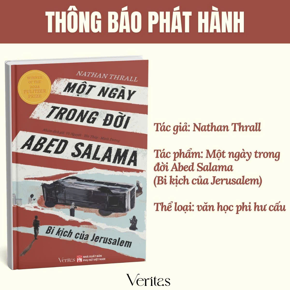 MỘT NGÀY TRONG ĐỜI ABED SALAMA (BI KỊCH CỦA JERUSALEM) - Nathan Thrall - LightBooks