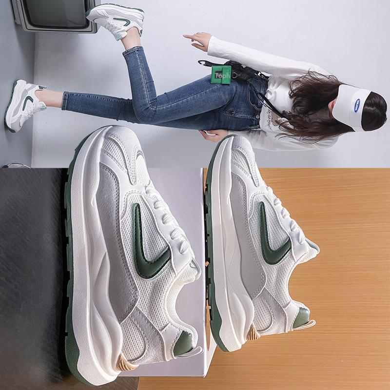 Giày nữ phong cách mới nhất giày lười giao hàng nhanh thời trang giày trắng chống mài mòn giày nữ size lớn