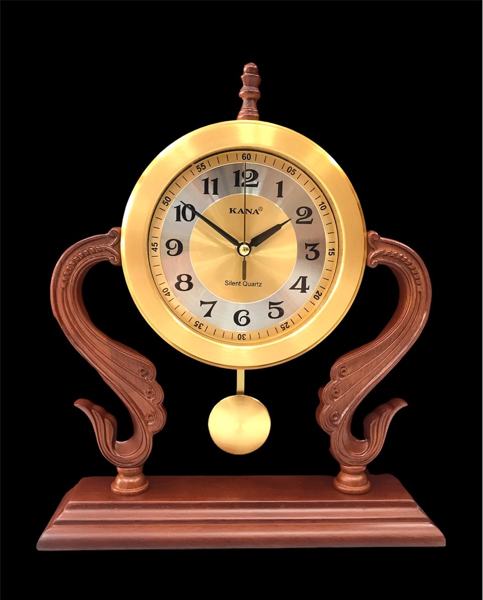 Đồng hồ Để Bàn quả lắc gỗ cao cấp BL-01(HT)