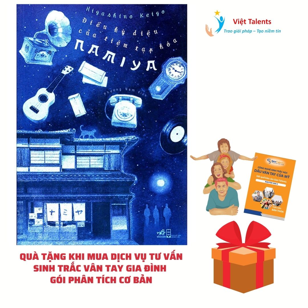 Sinh Trắc Vân Tay Gen Talents – Dịch Vụ Tư Vấn Sinh Trắc Vân Tay Gia Đình – Gói Phân Tích Demo – Tặng Sách Điều Kỳ Diệu Của Tiệm Tạp Hóa NAMIYA