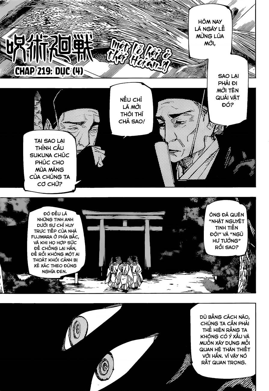 jujutsu kaisen - chú thuật hồi chiến chapter 219 2