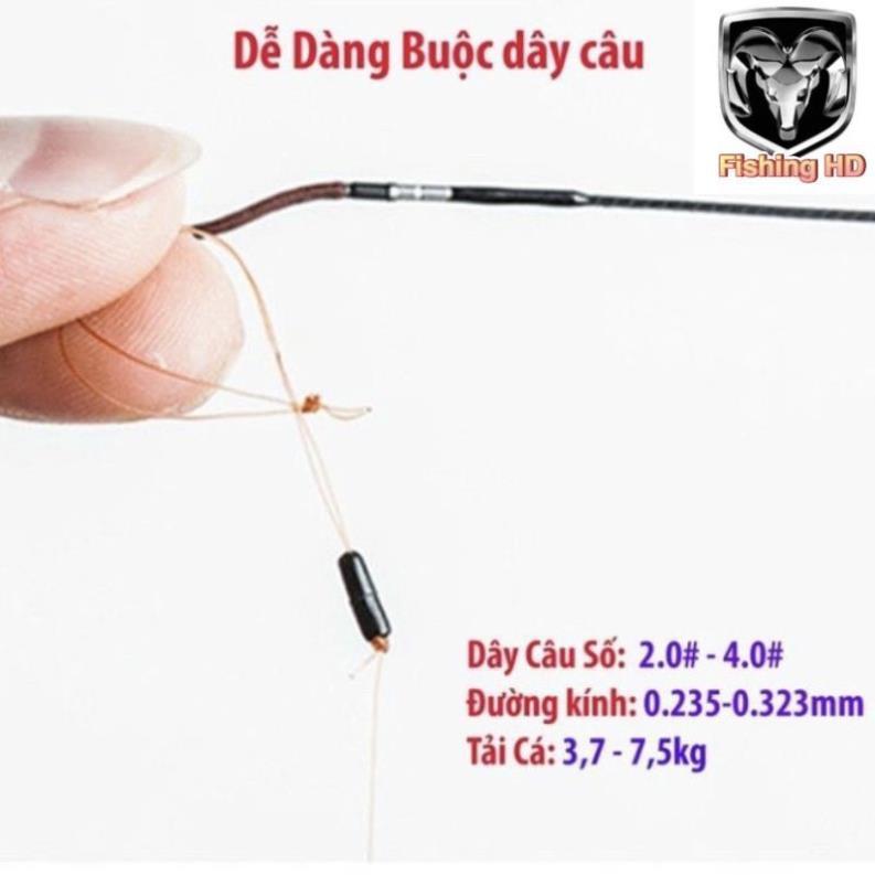 Dây Trục Câu Đài Buộc Sẵn Dây Câu Cá Tàng Hình Siêu Rẻ DC3 đồ câu FISHING_HD