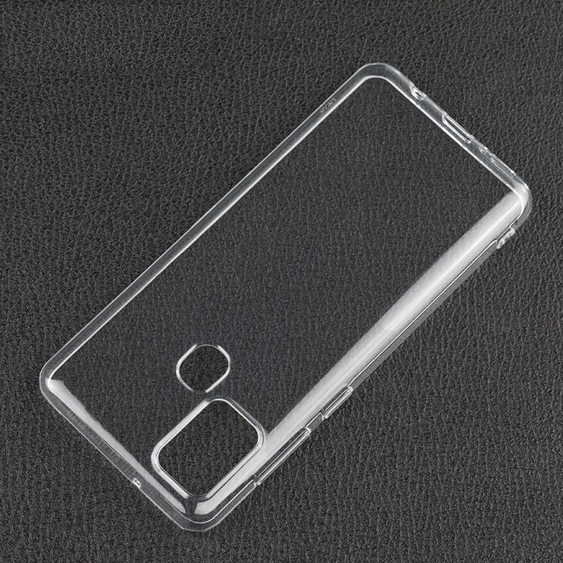 Ốp lưng cho Samsung Galaxy A21s chất liệu silicon dẻo trong suốt