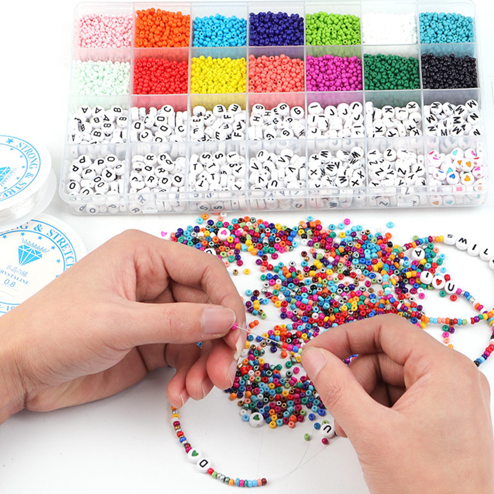 3mm Glass Seed Bead Small Spacer Beads DIY Necklace Jewelry Making Supplies