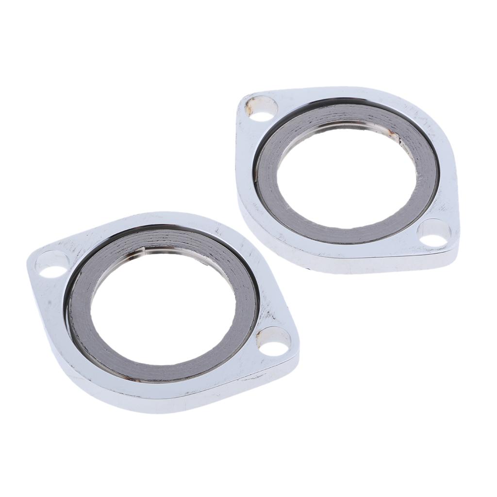 Exhaust Flange Kit W/ Gaskets for Harley Evo Twin Cam Street Glide Fat Boy