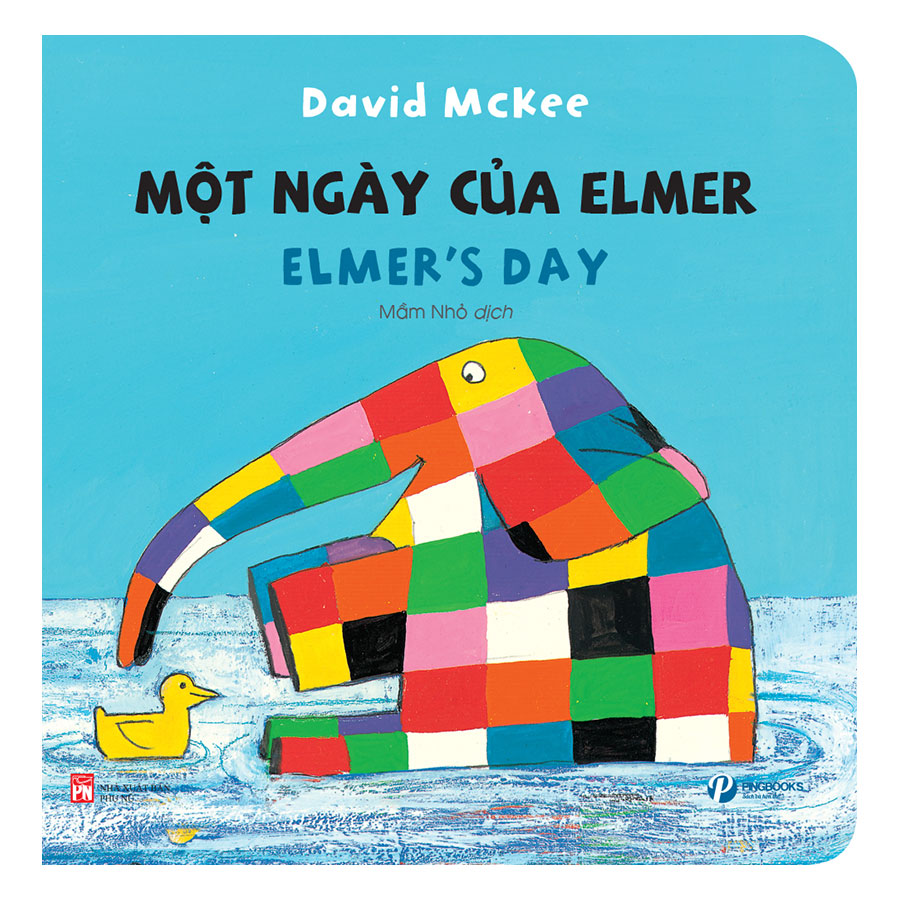 Combo Bộ Sách Song Ngữ: Elmer’s Board Book (4 Cuốn)