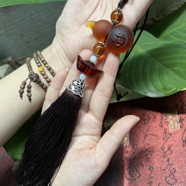 Dây Treo Ô Tô , Khánh Treo Xe Phong Thủy Cầu May Mắn , Bình An