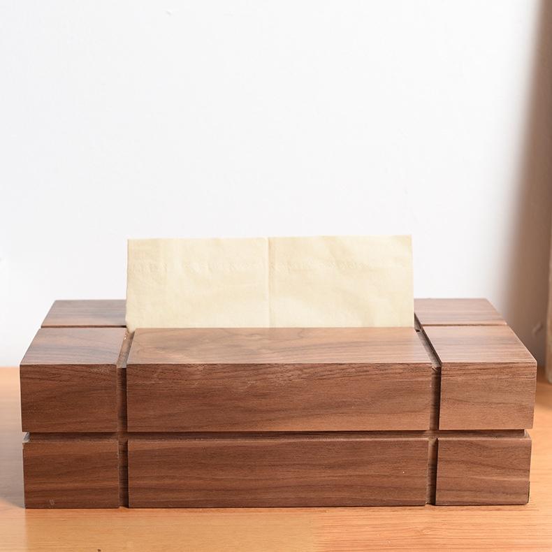 Hộp đựng khăn giấy VIVUDECOR HK01 100% gỗ tự nhiên