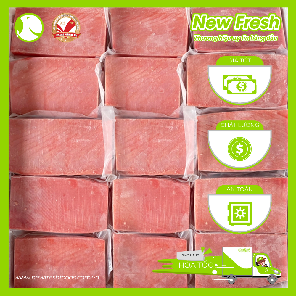 Cá Ngừ Saku Đại Dương Xuất Khẩu Túi 1Kg