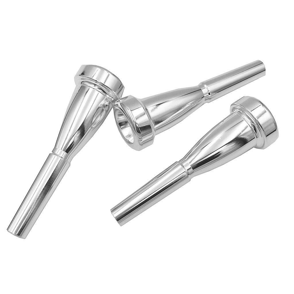 Bộ 3 miệng bạc cho Trumpet Size 3C, 5C, 7C, Bach Phụ kiện