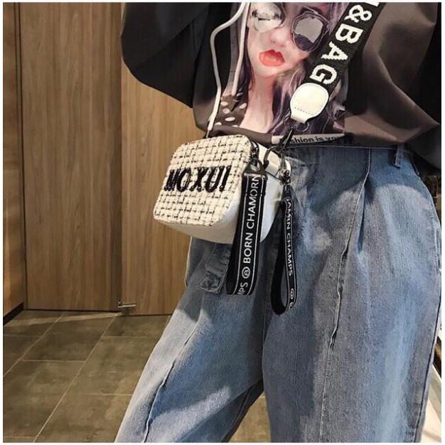 Túi đeo chéo dạ nỉ