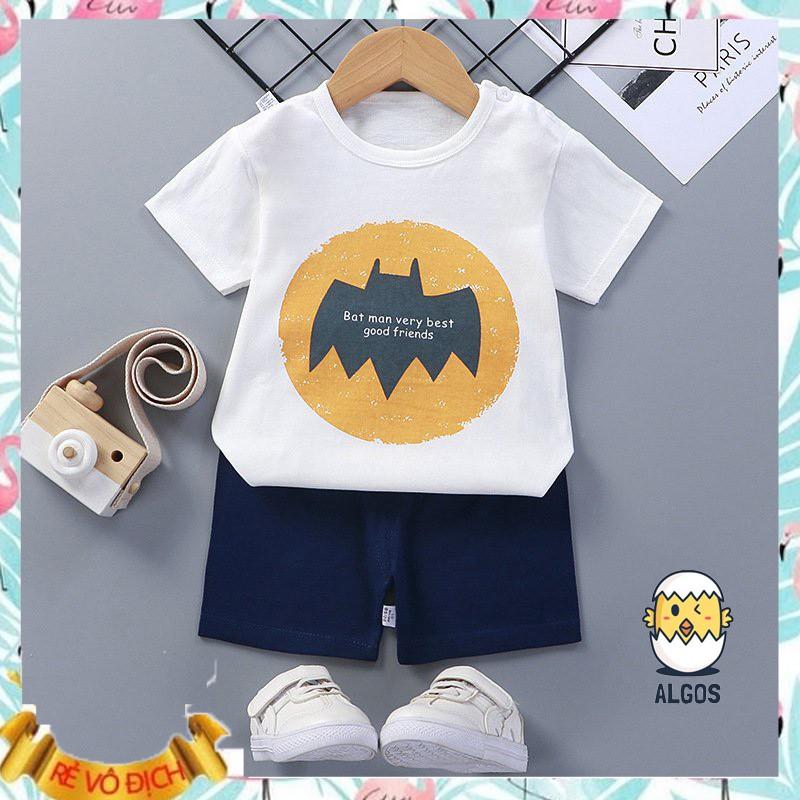 Bộ Batman Cotton 100% thoáng mát thấm hút mồ hôi an toàn cho bé